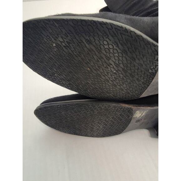 Navyboot Switzerland Over The Knee Boot Women 40 9 Black Suede Leather Tall - Picture 9 of 11